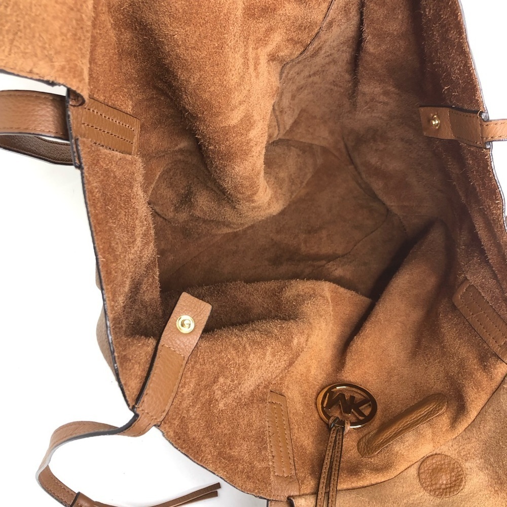 Michael Kors, brown leather tote bag - Picture 9 of 14